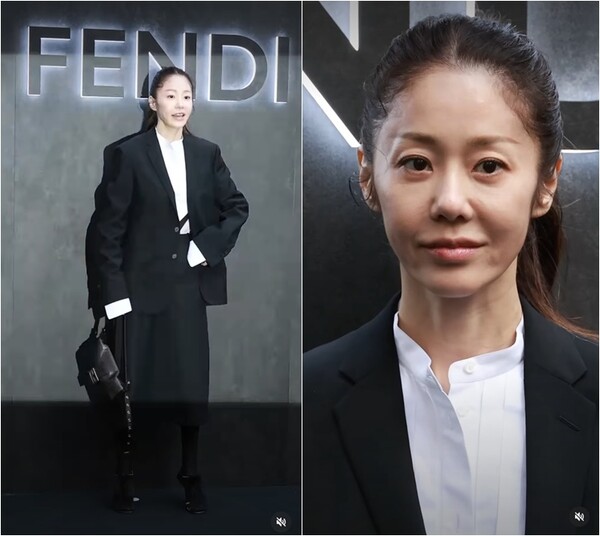 고현정, 젓가락 다리에 관자뼈까지 드러난 '뼈말라' 근황..."자기관리 갑" vs "아파 보여"