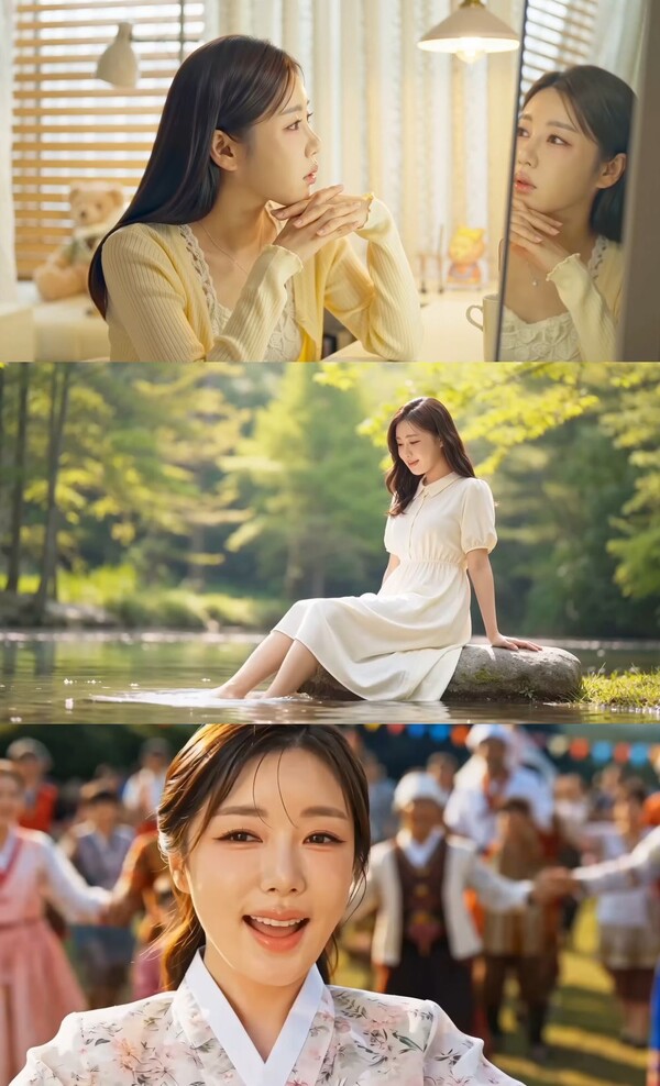 송가인, '꽃이 아니면 어떤가' 뮤비 100만 뷰 돌파