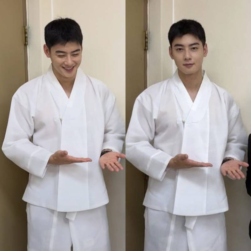 '130억 완납' 차은우, 볼살 오른 근황…"이동민 상병님" '포착'