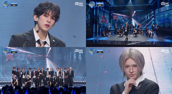 '엠카' 아이덴티티, '키즈리턴'으로 초대형 퍼포먼스 선사…특별한 매력 폭발