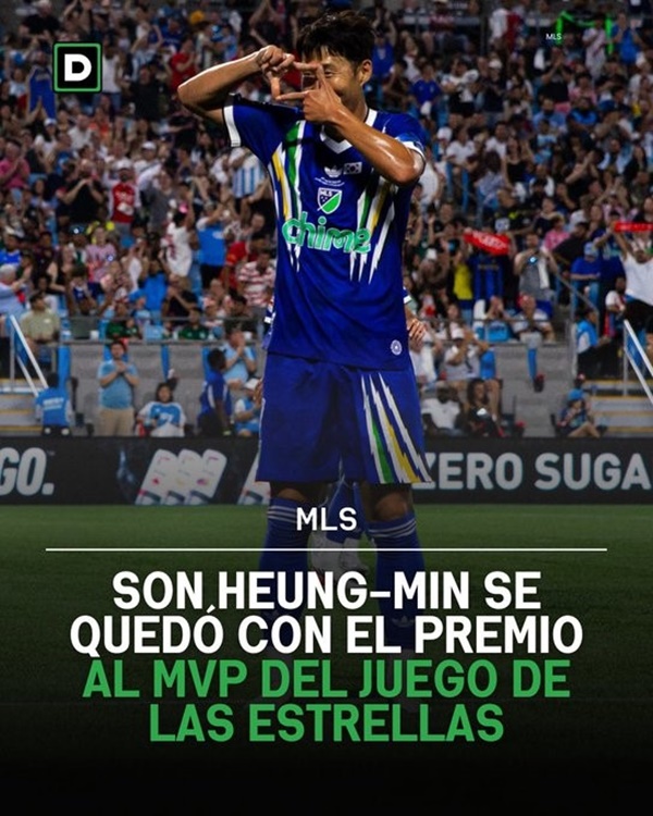 손흥민 또 역사 썼다! 박지성 이후 15년 만에 韓 선수 올스타 MVP…"압도적인 결정력" 극찬, 35분 멀티골로 북미 접수→'별 중의 별' 바통 이어받고 새 이정표