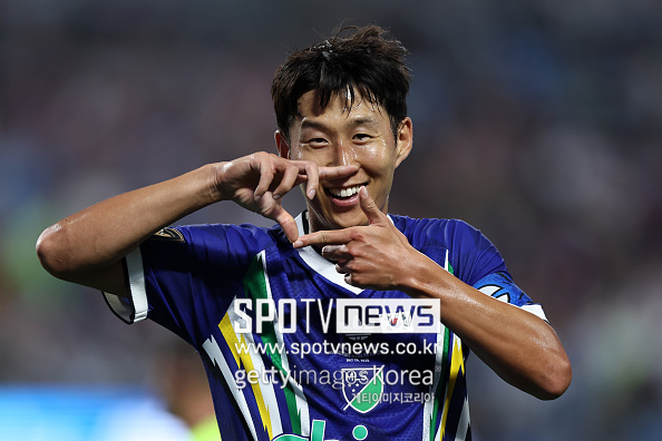 [오피셜] '홍명보는 울상인 날' 손흥민은 활짝 웃었다, MLS 올스타전서 '3분 2골' 폭발...경기 MVP 선정