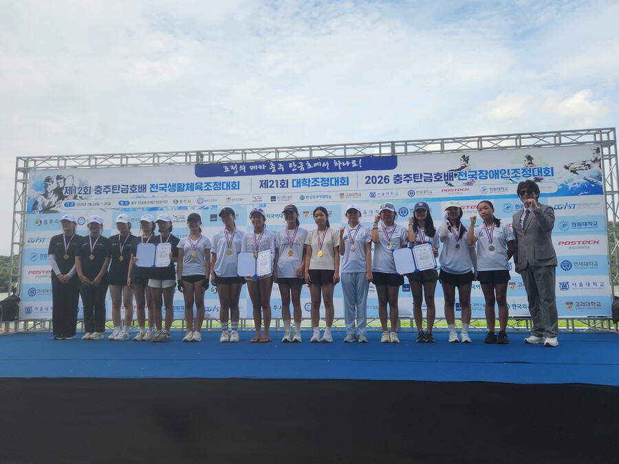 왼쪽부터 여자 18세이하 로잉프로C  로잉프로A 로잉프로B