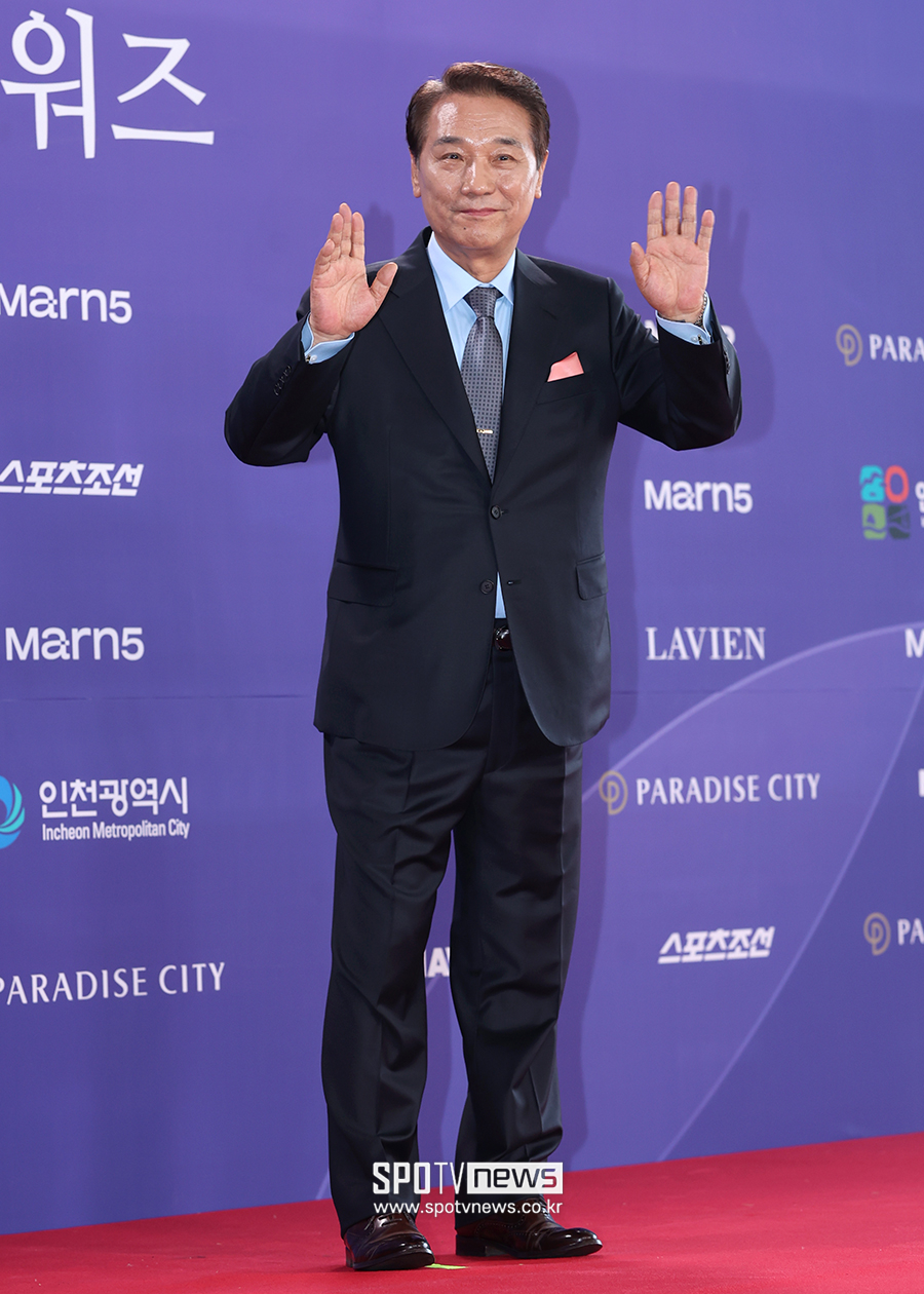 [포토S] 청룡시리즈어워즈 참석한 후덕죽 셰프