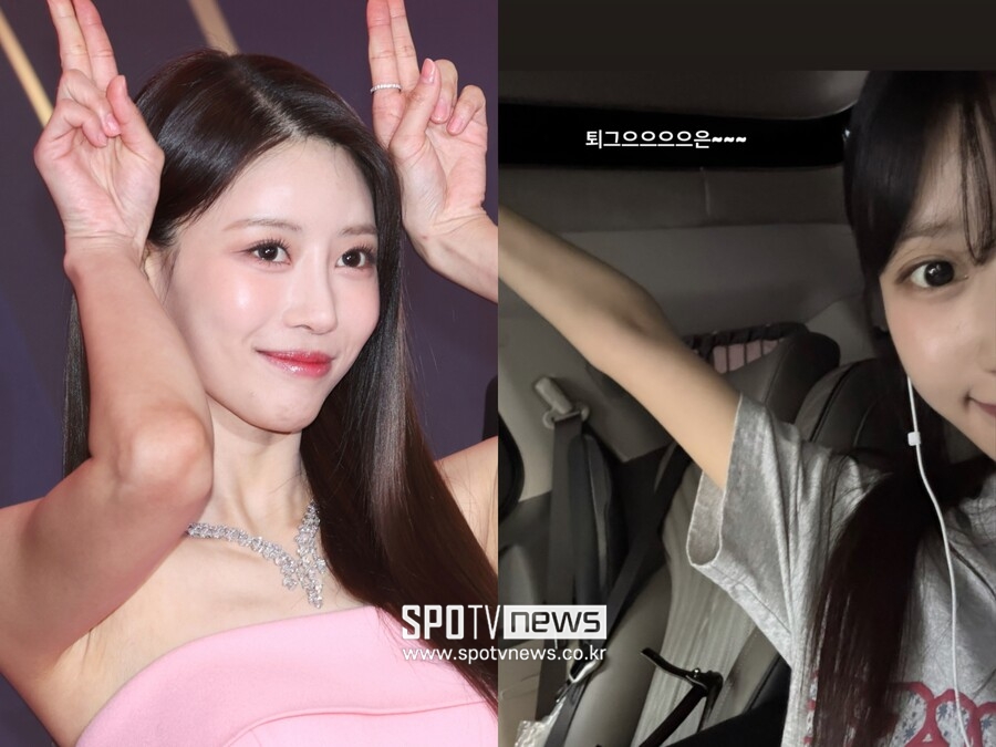 이미주, 부러질 듯한 극세사 팔뚝 '포착'…"너무 뺀거 아니야" 팬들 걱정