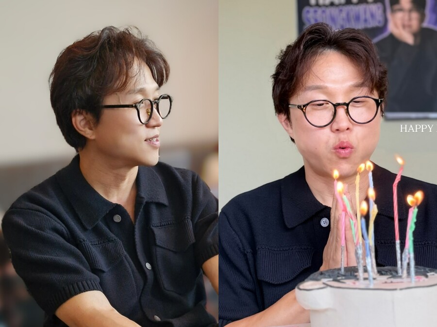 '이솔이♥' 박성광, 이혼설 후 미소 되찾았다…생일 축하받고 '활짝'