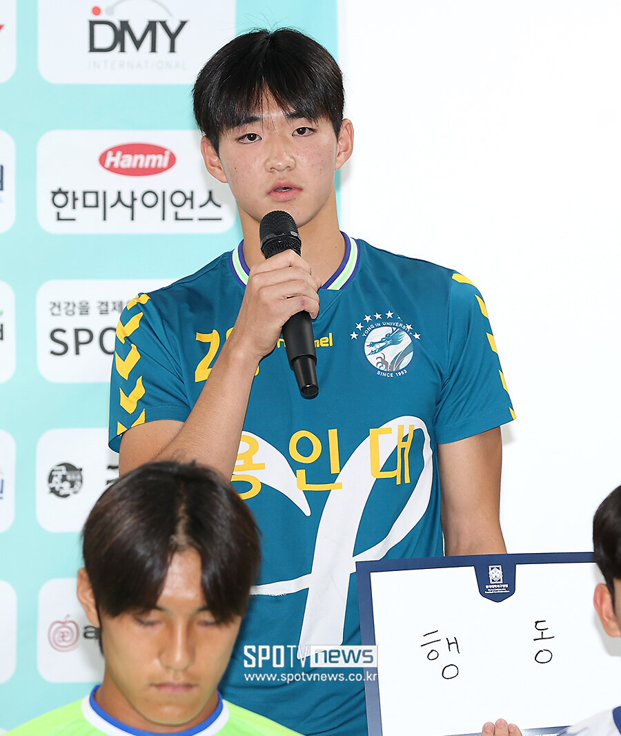 [포토S] 용인대 김민서, "행동으로 보여드리겠습니다"
