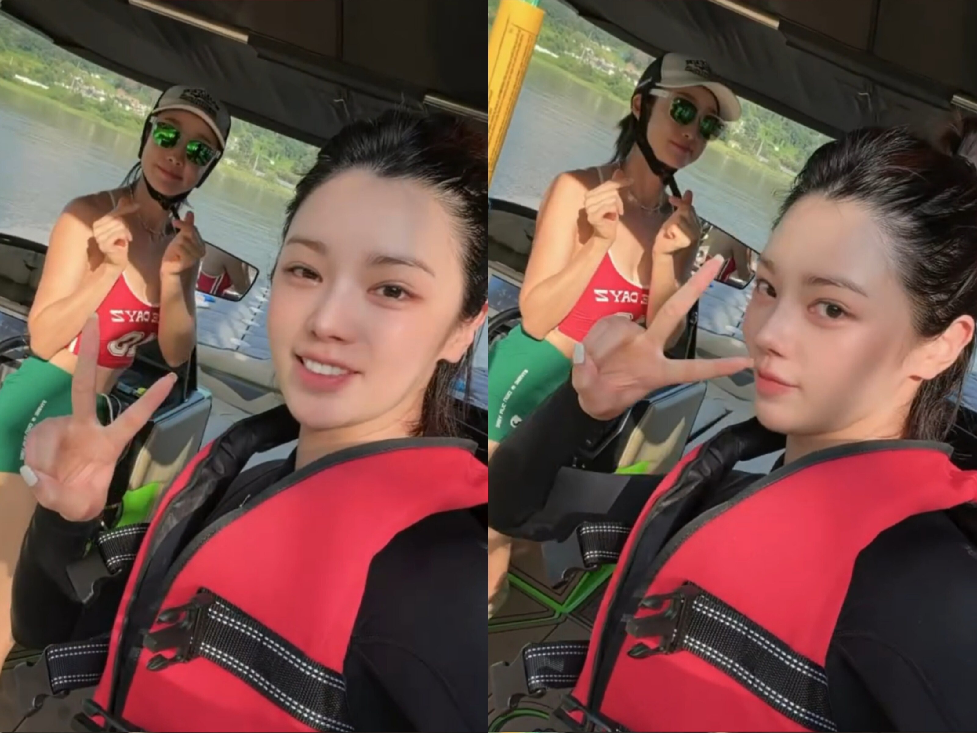 '4년 음주운전 자숙' 애프터스쿨 리지, 가평서 최여진과 물놀이...몸매는 여전하네