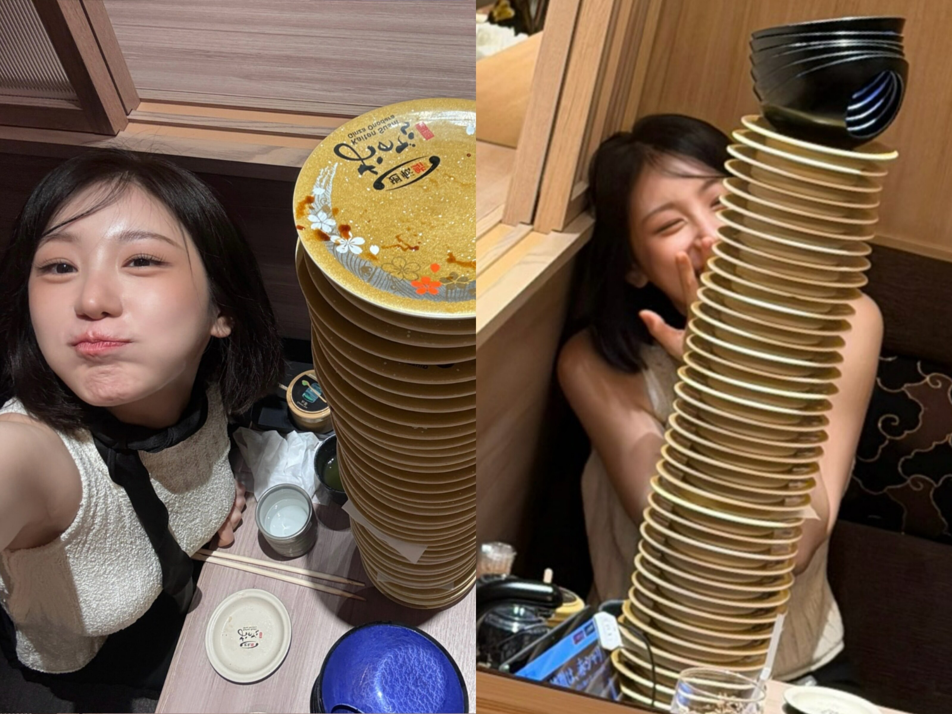 인기 女 아이돌, 초밥집서 30접시 먹방…대식가 면모 속 '뼈말라' 몸매 '눈길'