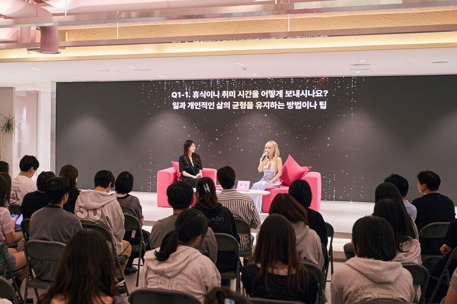▲ 세계적인 소프라노 조수미가 연사로 나선 SM 커넥트 데이 현장. 제공|SM엔터테인먼트