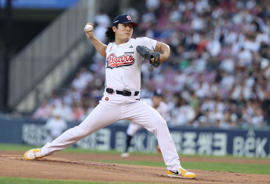 “곽빈 포테셜 폭발, MLB 주목 받고 있다” 해외 언론도 인정, 쇼케이스는 이미 시작됐다