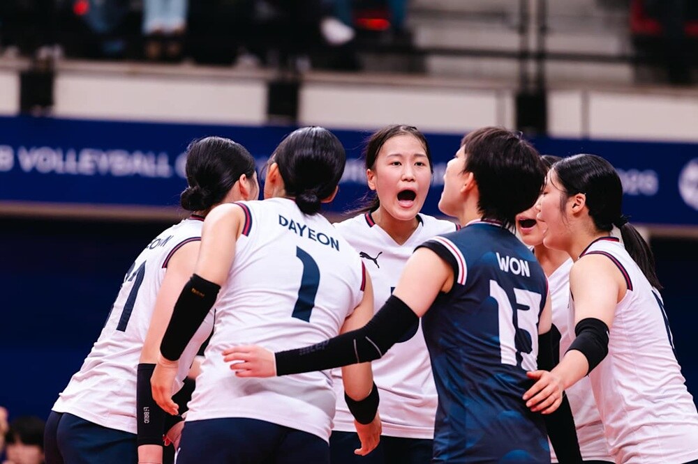 ▲ 17세 이하 한국 여자배구 대표팀 선수들 ⓒFIVB 공식 홈페이지