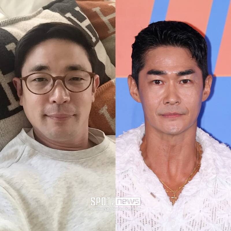 ▲ 황현민(왼쪽), 배정남.ⓒ곽혜미 기자, 황현민 SNS