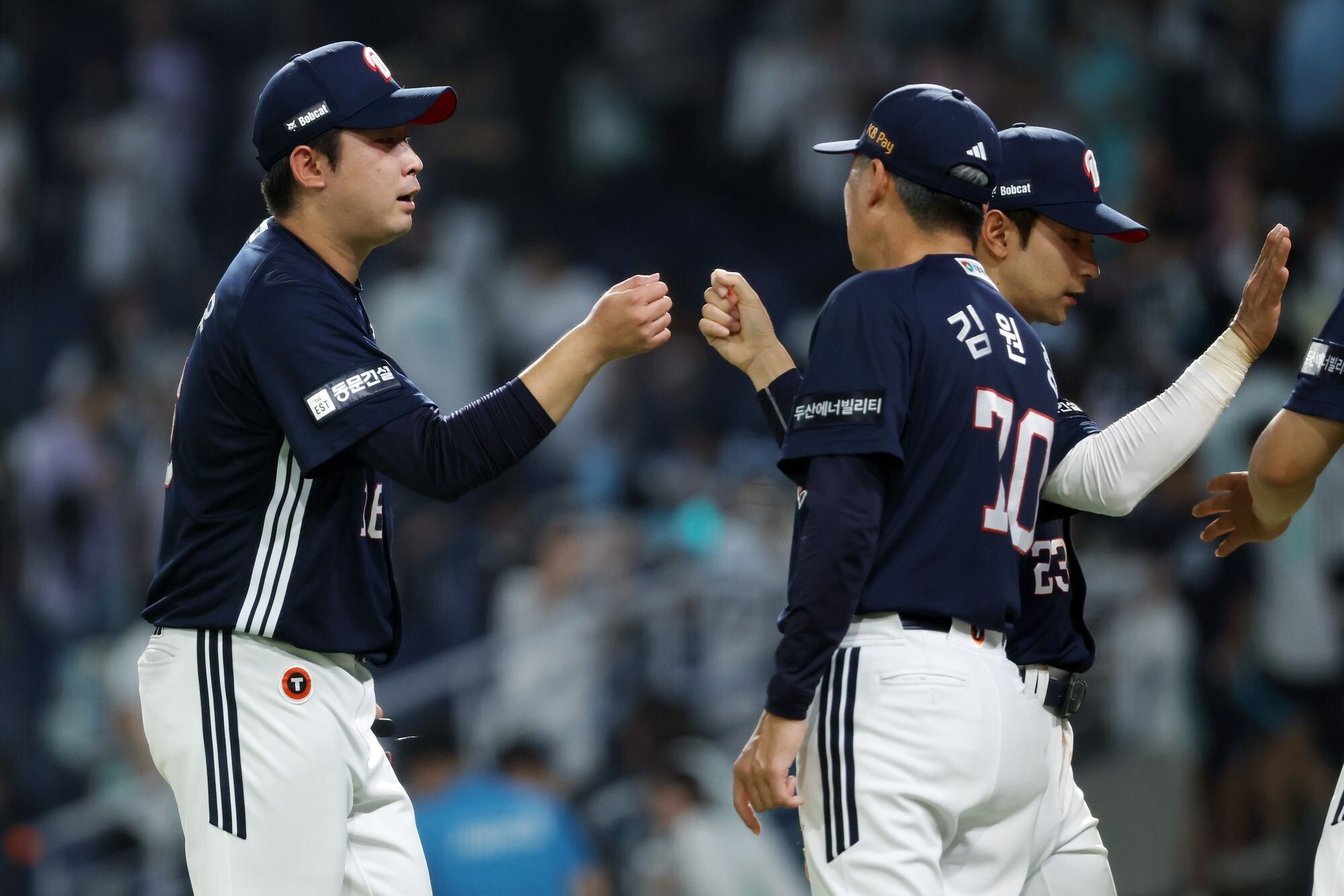 ▲ 김정우 ⓒ두산 베어스