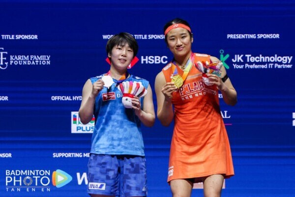 ▲ 안세영의 남은 상대는 세계랭킹 2위 야마구치 아카네다. 여자 단식 세계 1, 2위 랭커가 세계선수권 우승 트로피를 놓고 정면충돌한다. ⓒ 대한배드민턴협회