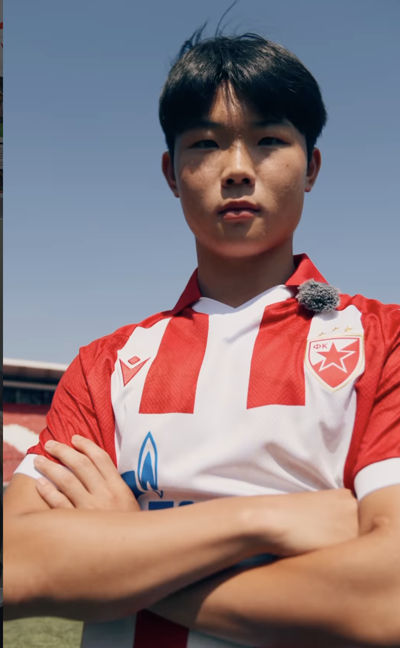 [오피셜] 韓 축구 환호! 월드컵 볼보이→축구 신동→유럽 진출 확정, 김예건 즈베즈다 이적 발표 ‘5년 계약+등 번호 19번’
