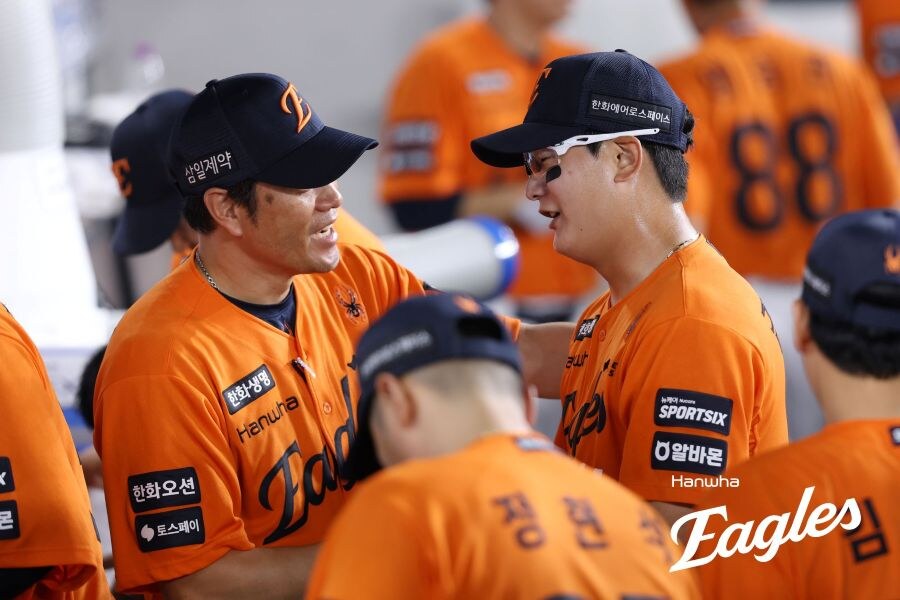 ▲ 올해 실마리를 찾은 채 내년 시즌을 준비할 수 있을지 관심이 모이는 김서현 ⓒ한화이글스