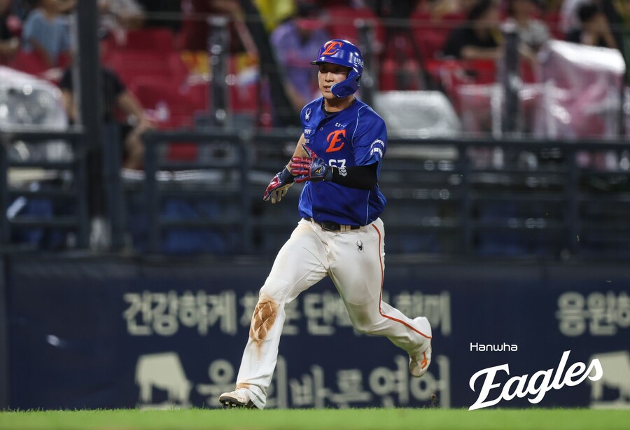▲ 김경문 한화 감독은 노시환이 아시안게임에 가면 박정현에게 선발 3루수의 기회를 먼저 주겠다고 공언했다 ⓒ한화이글스