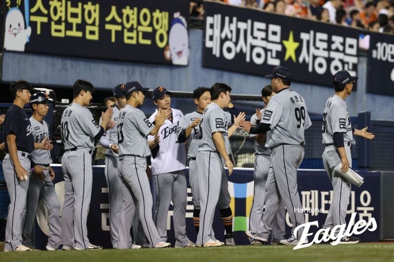 ▲ 5위권과 격차가 크게 벌어지며 포스트시즌 진출 가능성이 희박해져가고 있는 한화 ⓒ한화이글스