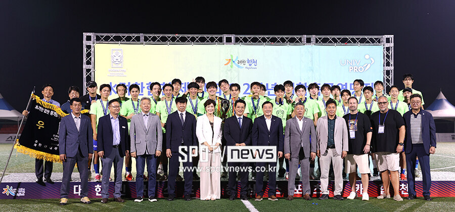 [포토S] 수(水)려한 합천 제21회 1,2학년 대학축구연맹전 죽죽장군기 우승은 중앙대