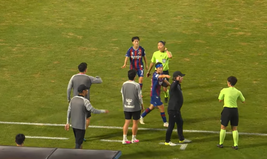 ▲ ⓒ한국여자프로축구연맹 라이브 화면 캡처