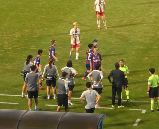 ▲ ⓒ한국여자프로축구연맹 라이브 화면 캡처