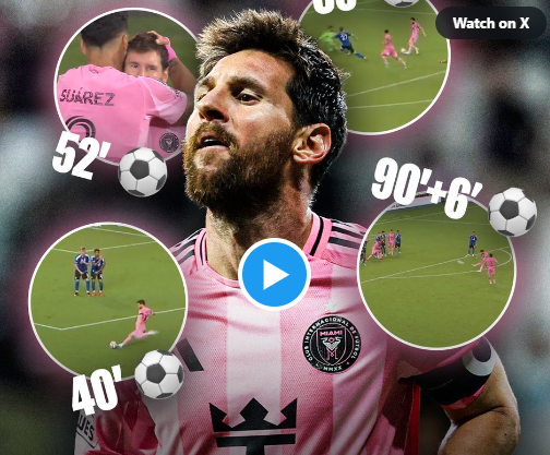 “역시 메시다” MLS가 공식 인정한 4골…39세에 득점왕 단독 선두 → MVP 3연패까지 정조준