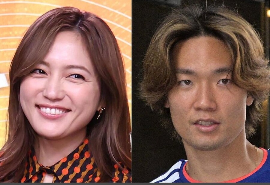 "이미 배에 아이가 있습니다" 일본 국가대표 수비수, 경사 났다...미녀 인기 배우와 전격 결혼 발표