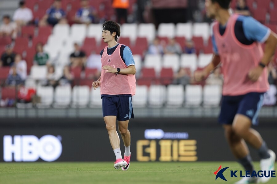 ▲ 팀 K리그의 기성용.  ⓒ한국프로축구연맹