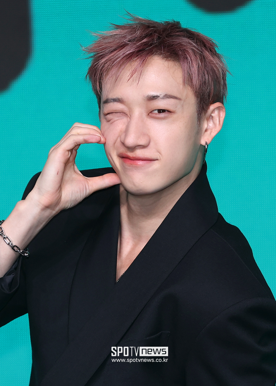 [포토S] 스트레이키즈 방찬, '윙크 볼하트'