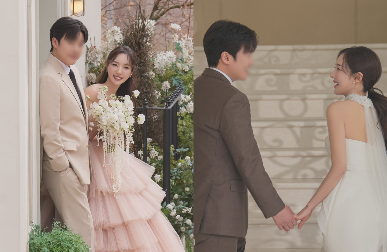 '9월 결혼' 스텔라 출신 민희, "다정하고 좋은 사람" 웨딩 사진 공개