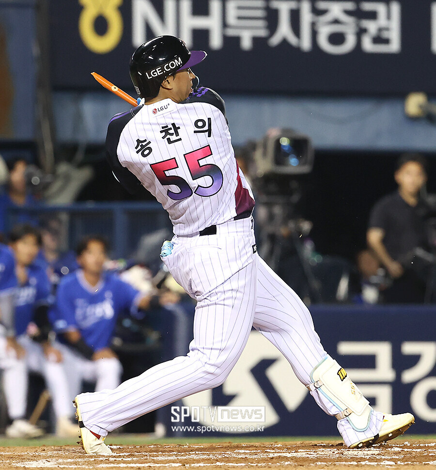 [포토S] 송찬의, '추격의 적시타!'
