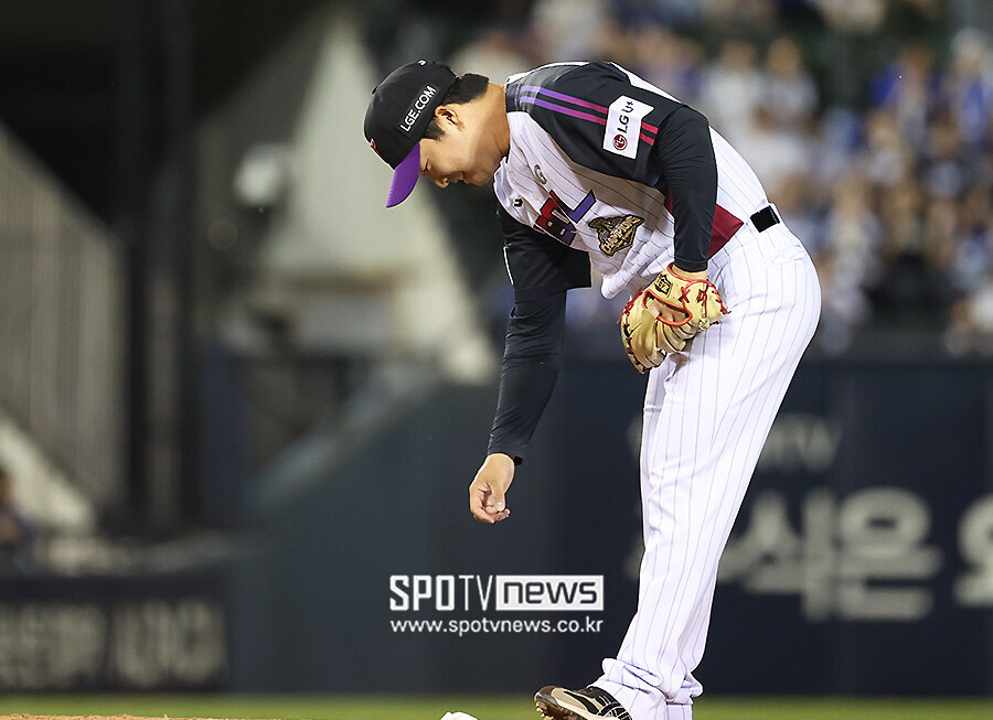 [포토S] '잠실 컴백' 고우석, '기분이 이상해'