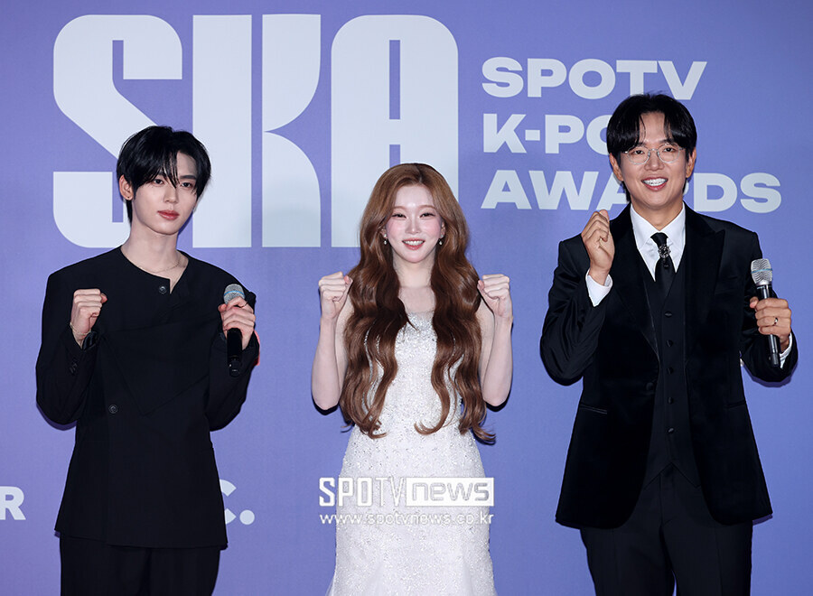 [포토S] 한유진-츠키-장성규, '깔끔한 진행 기대하세요!'