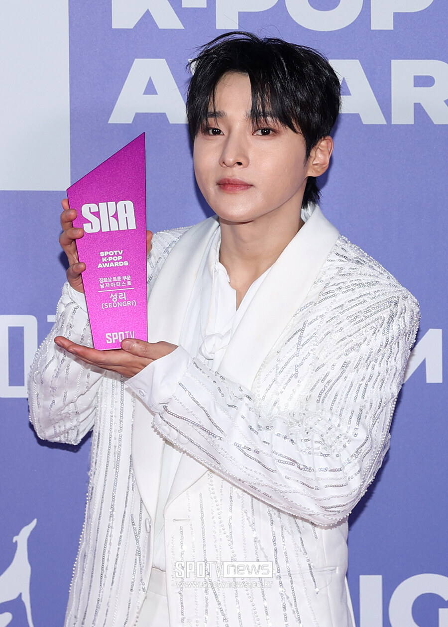 [포토S] 성리, 'SKA 트로트 부문 장르상 수상'