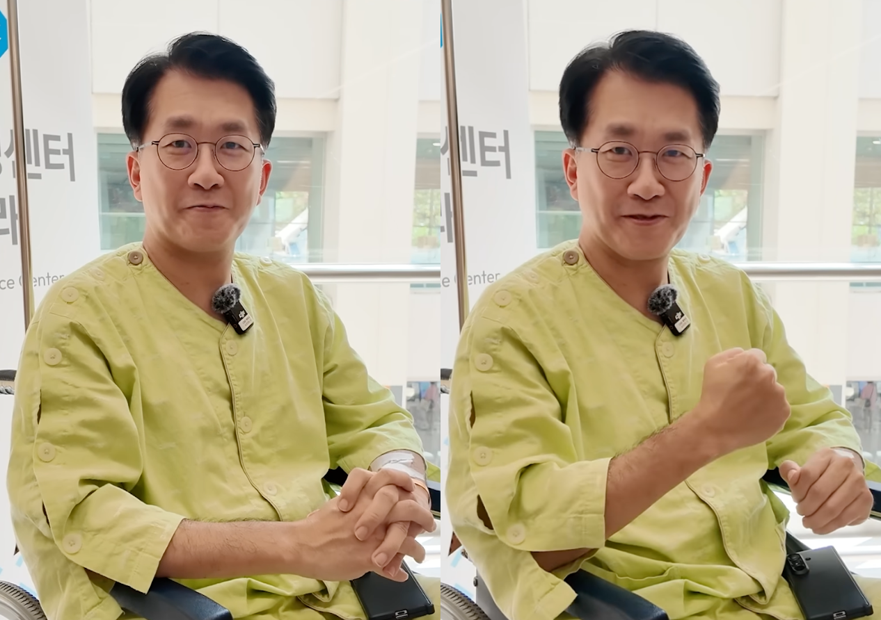 '뇌경색' 박재홍, 미소로 근황 전했다…"중환자실→재활병동 이동, 방송 복귀 기대"