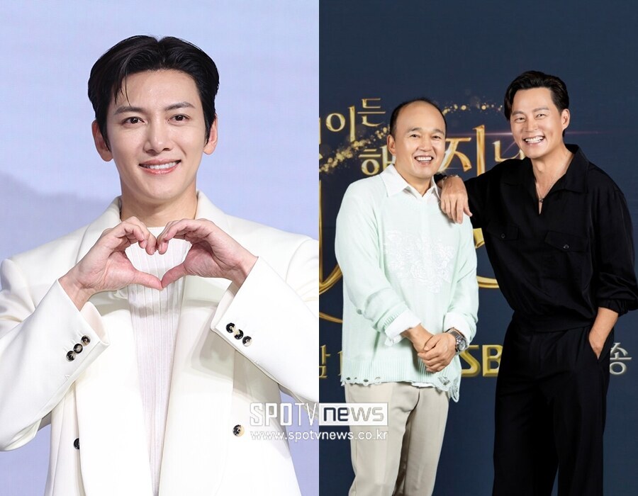 ▲ 지창욱(왼쪽)과 '비서진' 김광규 이서진. ⓒ곽혜미 기자, SBS