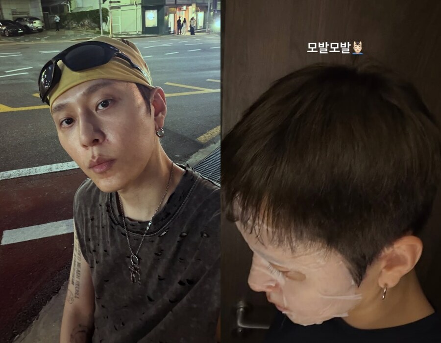'현아♥' 용준형, 탈모설에 '풍성' 머리숱 인증…"제 모발 걱정 마세요"[이슈S]