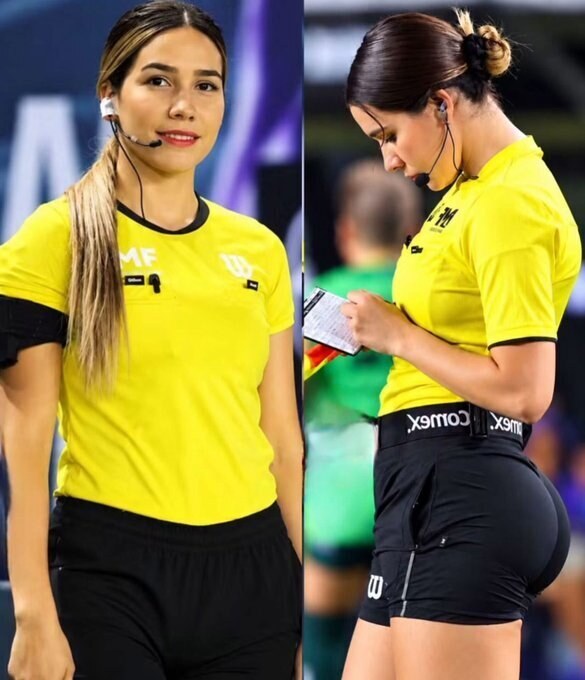 "비너스 여신 같다" 10년 육상 뛰다 축구 심판 된 女선수…'지역 최초' 새 역사 쓰자 멕시코 들썩