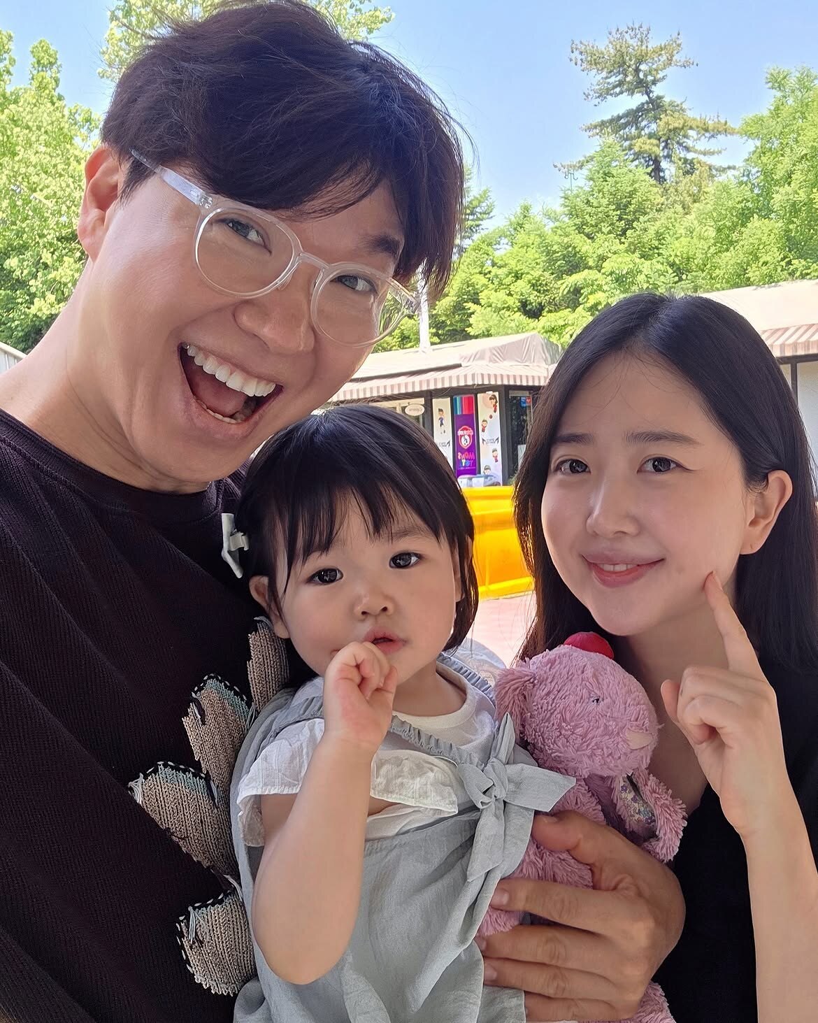 ▲ 왼쪽부터 박수홍, 재이 양, 김다예. 출처| 박수홍 인스타그램
