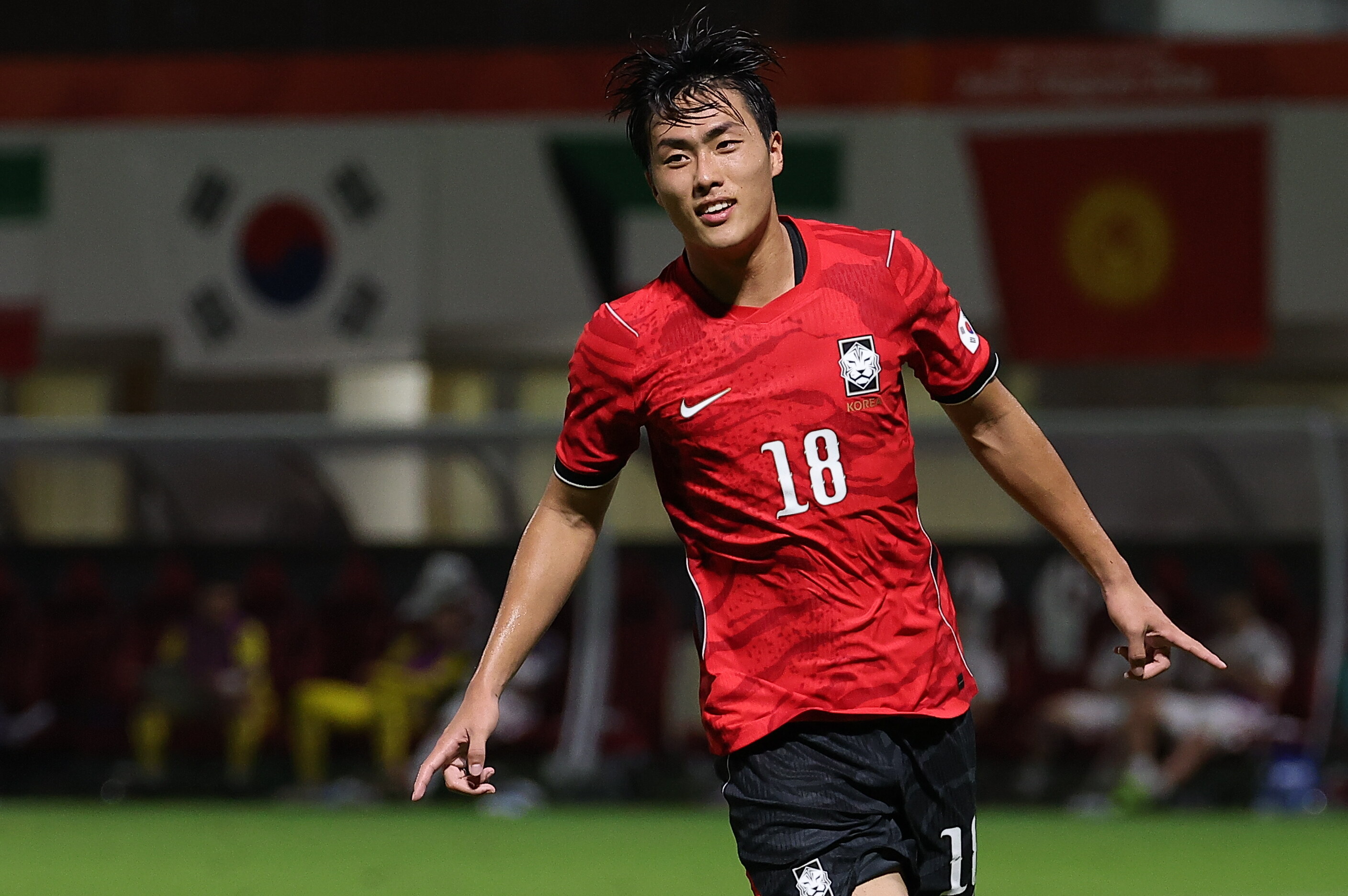 ▲ 이민성 감독이 이끄는 대한민국 23세 이하(U-23) 축구대표팀은 15일 오후 7시 30분 일본 나고야의 파로마 미즈호 럭비경기장에서 열린 2026 아이치·나고야 아시안게임 남자 축구 조별리그 D조 1차전에서 카타르에 4-1로 승리했다.&nbsp; ⓒ연합뉴스