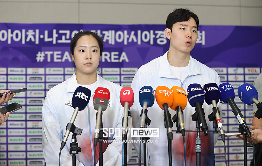 [포토S] 인터뷰 하는 신유빈-서승재