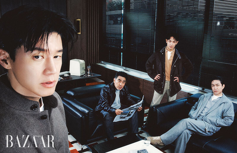 '대세' 류승룡·오정세·김무열·이준 뭉쳤다 "역사가 있는 사이"[화보S]