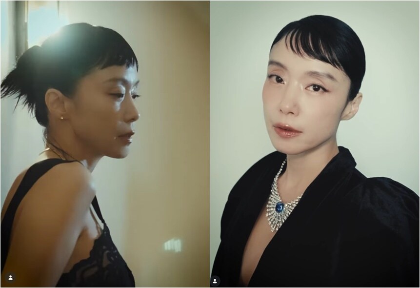 ▲ 영화 '가능한 사랑'에 출연한 배우 전도연.&nbsp; 출처 l 데이즈드 매거진 공식 계정