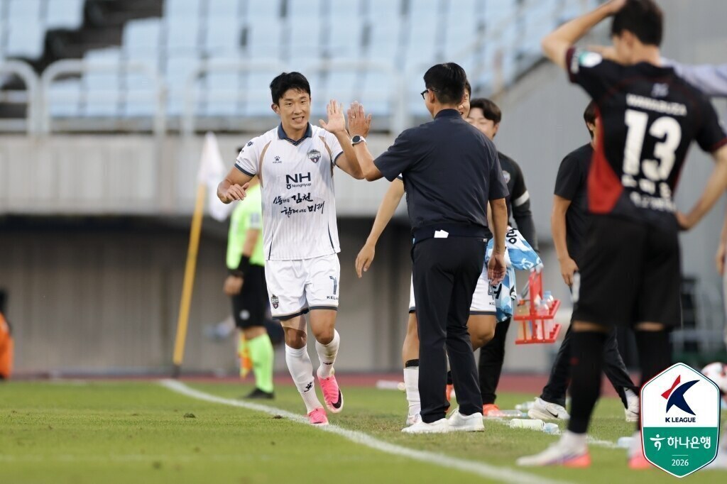 ▲ 김천 상무가 고재현, 박세진의 골로 부천FC 1995에 승리했다. ⓒ한국프로축구연맹