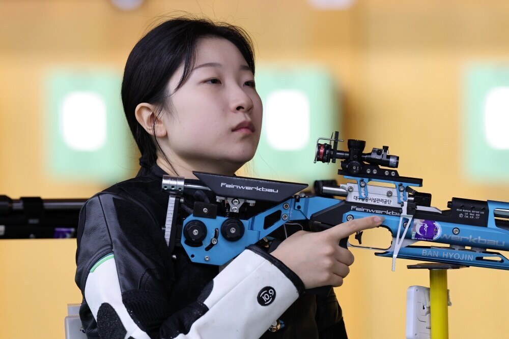 ▲ 2026 아이치·나고야 아시안게임 여자 10m 공기소총 결선에서 반효진이 동메달을 획득했다. ⓒ연합뉴스