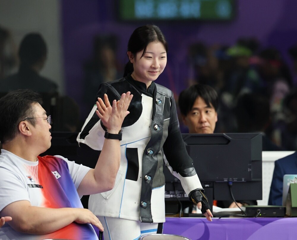 ▲ 2026 아이치·나고야 아시안게임 여자 10m 공기소총 결선에서 반효진이 동메달을 획득했다. ⓒ연합뉴스