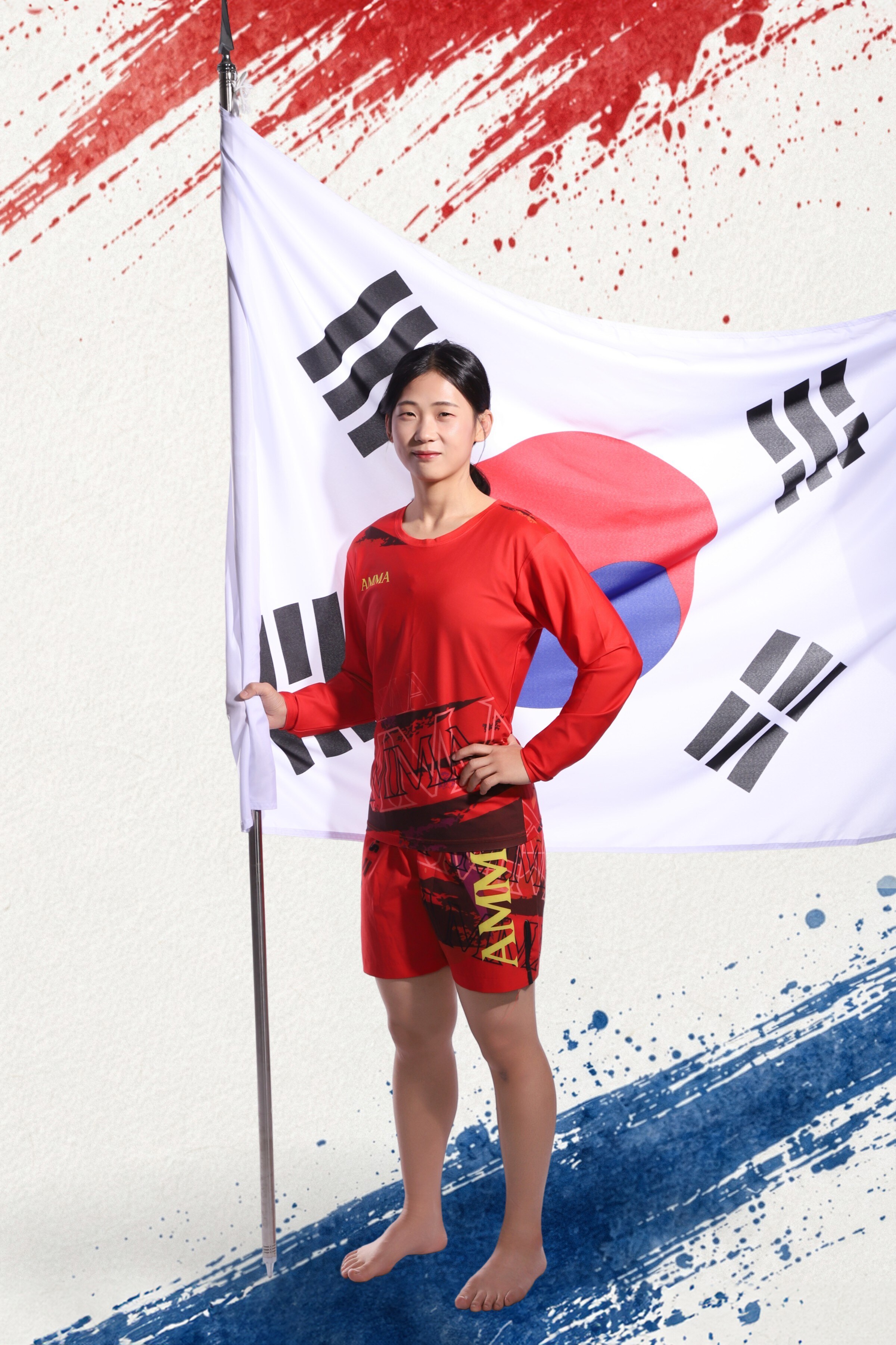 '여자 54kg' 韓 MMA 사상 첫 AG 메달, 근데 시상대에 오르지 못한 안타까운 사연...이보미 쇄골 골절→눈물의 기권