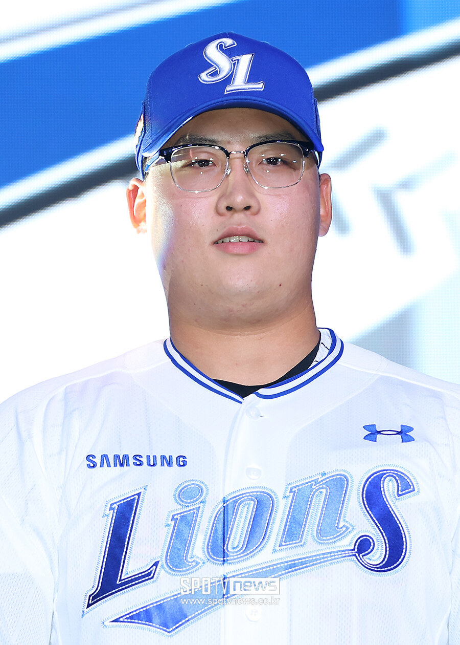 [포토S] 삼성에 지명된 김민훈, "원태인 선배님, 만나보고 싶습니다"