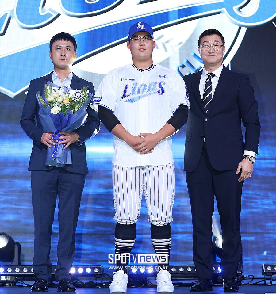 [포토S] 광주진흥고 김민훈, '삼성에 지명'